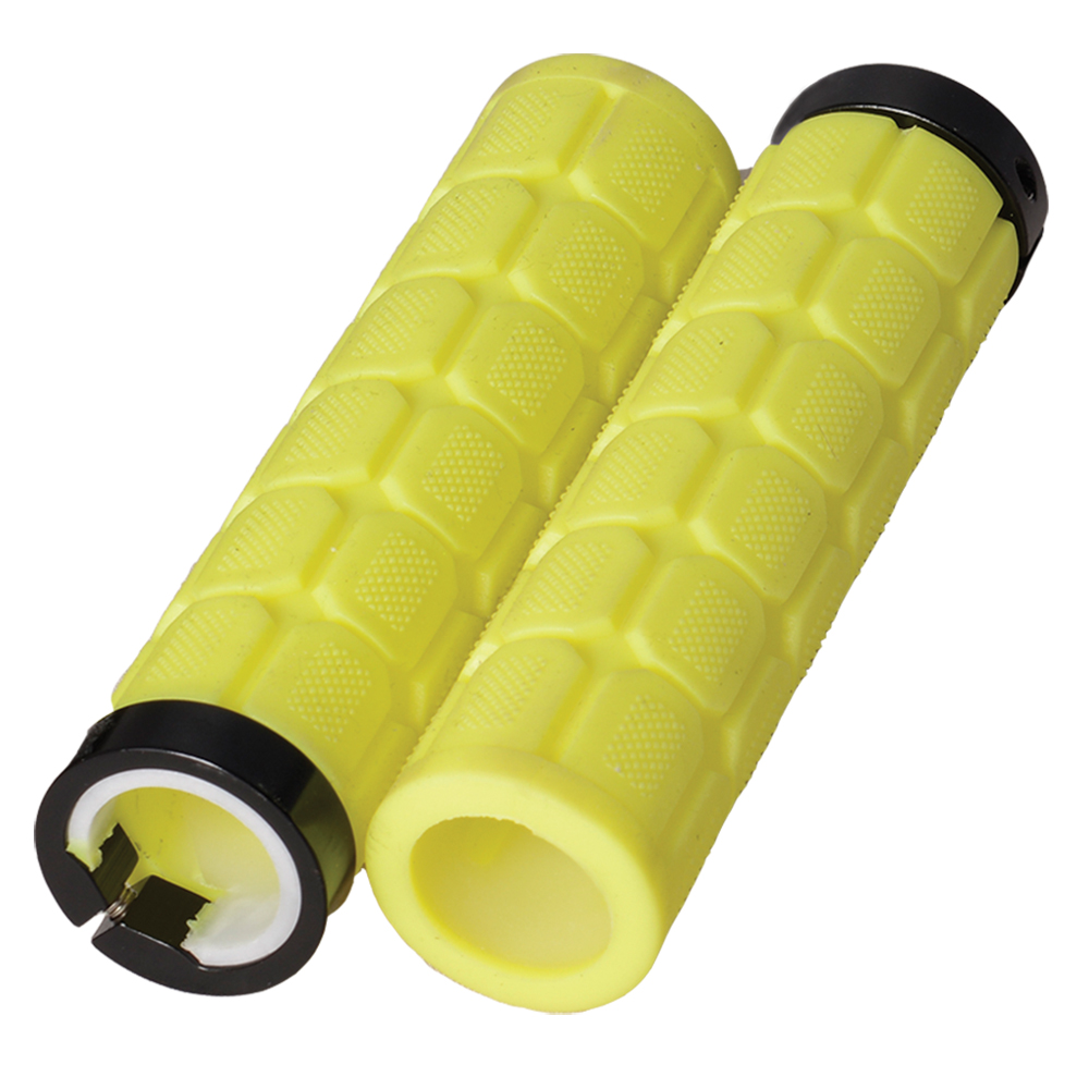 Lock On Fat Grips Fluro Yellow